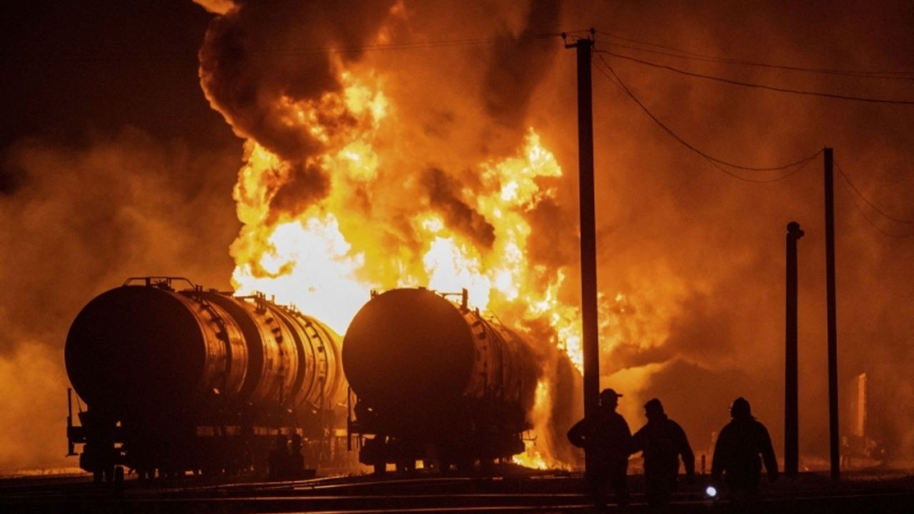 Rusya, Ukrayna'da petrol rafinerisini vurdu