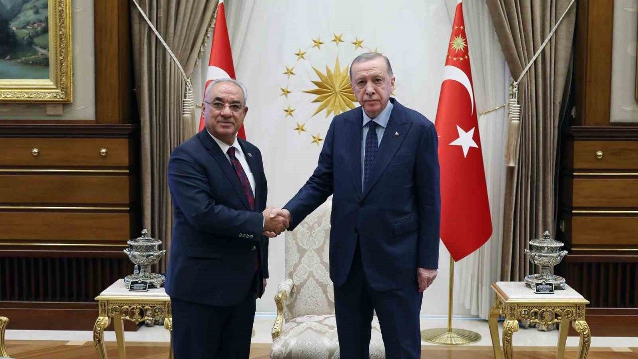 Erdoğan, Önder Aksakal ile görüştü