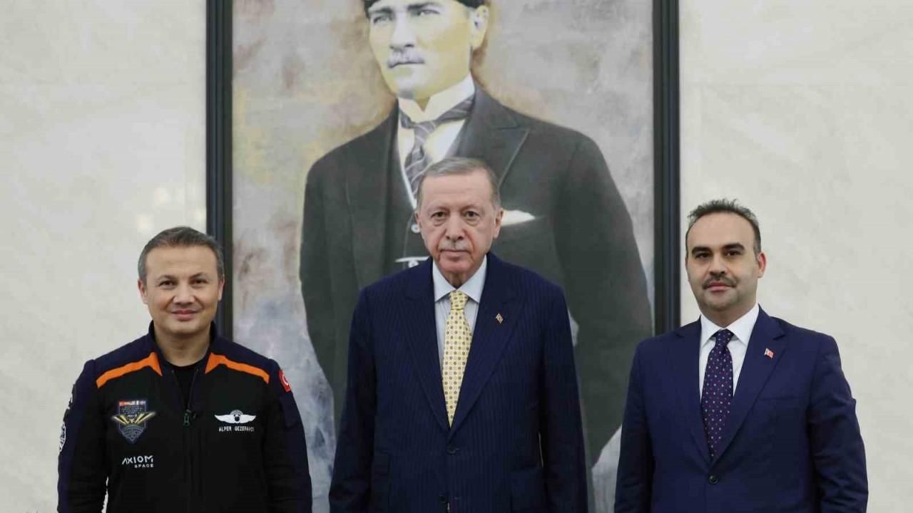 Erdoğan, Türkiye’nin ilk astronotu Gezeravcı’yı kabul etti