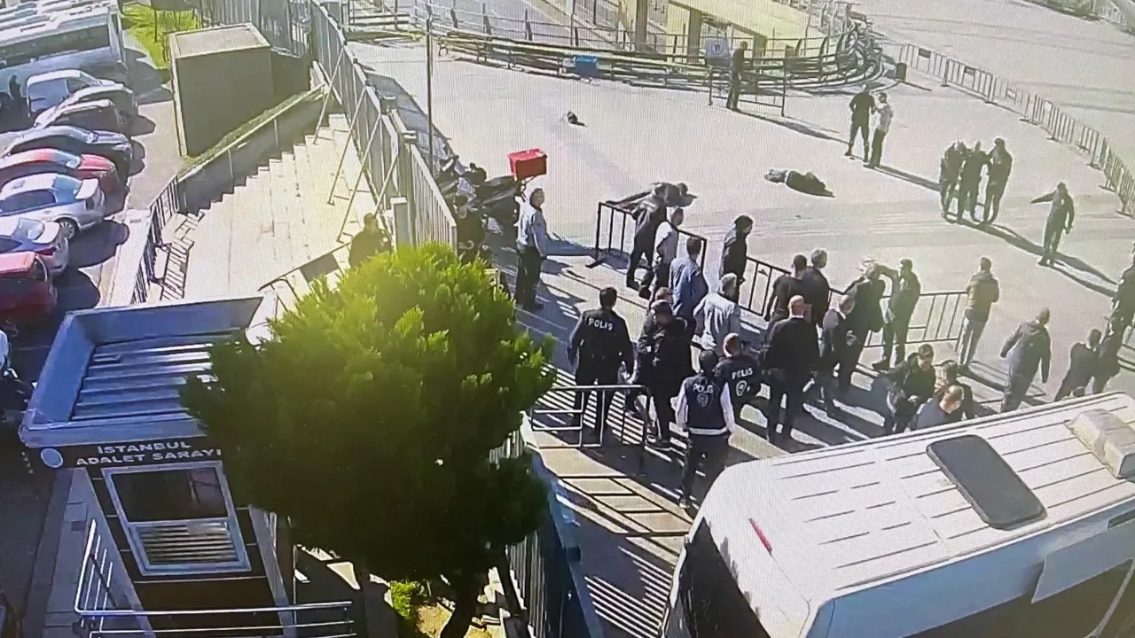 Çağlayan Adliyesi’nde polis noktasına silahlı saldırı