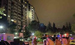 15 katlı binada korkutan yangın