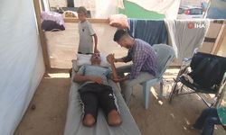Gazze’de fizyoterapist yaralıları hayata bağlıyor
