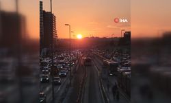 İstanbul’da gün batımı mest etti