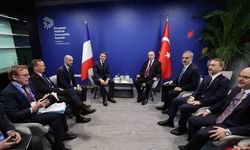 Erdoğan, Emmanuel Macron ile görüştü