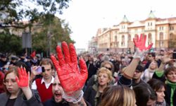 Sırbistan’daki kaza protesto edildi