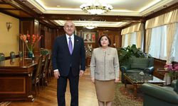 Çavuşoğlu, Gafarova ile görüştü