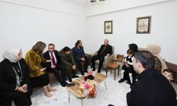 Erdoğan, depremzede ailenin misafiri oldu