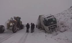 Kar yağışı trafik kazalarına sebep oldu