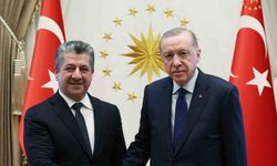 Erdoğan, Mesrur Barzani’yi kabul etti