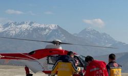 Helikopter ambulans 15 aylık Melisa için havalandı