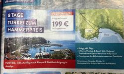 Almanya’da süpermarketten 199 Euro’ya Alanya tatili!