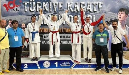 Tunceli’nin ilk kadın karate şampiyonu, 18 yıl sonra yeniden Türkiye şampiyonu