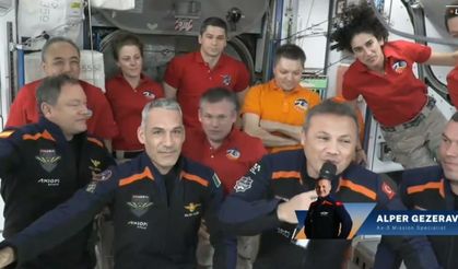 Gezeravcı’dan ISS’te ilk konuşma
