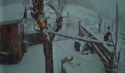Zonguldak’ta kar yağışı harika görüntüler ortaya çıkardı