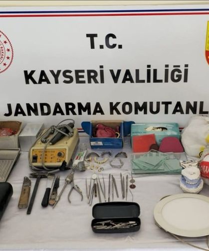 Kayseri'de sahte diş hekimi yakalandı