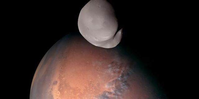 Mars'ın uydusu Deimos'un en net görüntüleri ortaya çıktı