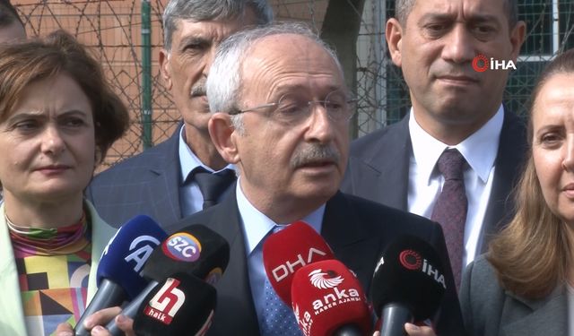 Kılıçdaroğlu, Osman Kavala ve Tayfun Kahraman’ı ziyaret etti