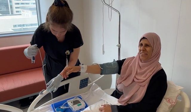 Türkiye’ye getirilen 27  Gazzeli hastanın tedavileri devam ediyor