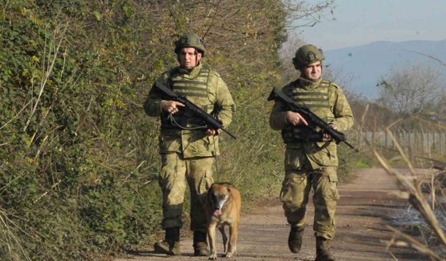TSK’nın devriye köpekleri, birliklerin emniyetine destek sağlıyor