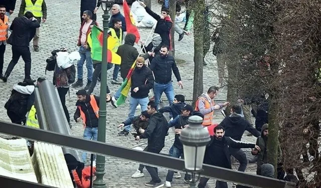 Belçika’da PKK yandaşları provokasyonlarını sürdürüyor
