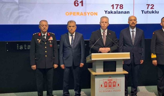 İstanbul Valisi Gül: Yılın ilk dört ayında 576 terör operasyonu yapıldı