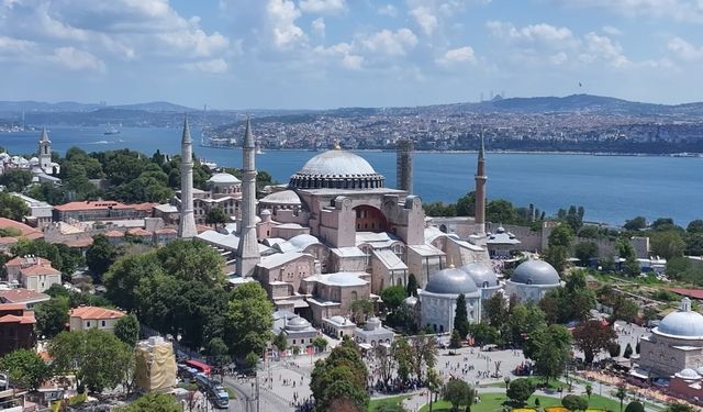 Ayasofya-i Kebir Cami-i Şerifi havadan görüntülendi