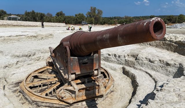 109 yıllık top mevzileri gün yüzüne çıkacak