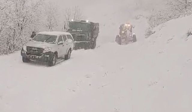 Tunceli’de mahsur kalan vatandaşlar kurtarıldı