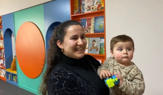 Başkan Ekinci, Bebek Kütüphanesi’nde miniklere masal okudu