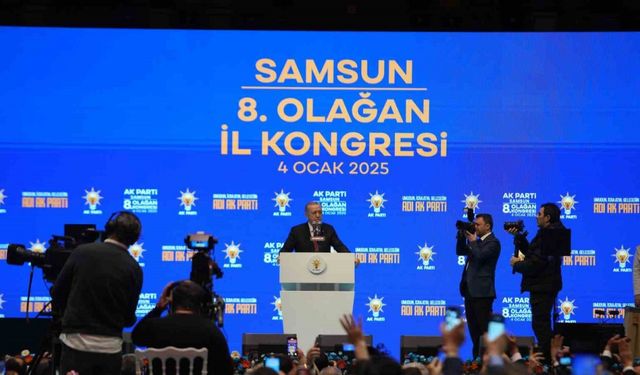 Erdoğan: Samsun-Ankara YHT projesini hayata geçireceğiz