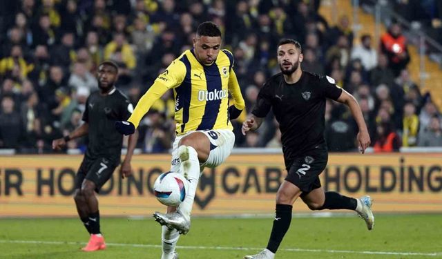 Fenerbahçe, Hatayspor'u 2 golle mağlup etti