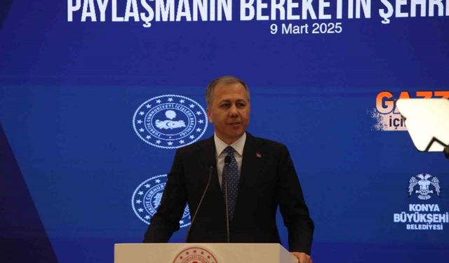 Yerlikaya: Türkiye, Gazze’yi yalnız bırakmayacaktır