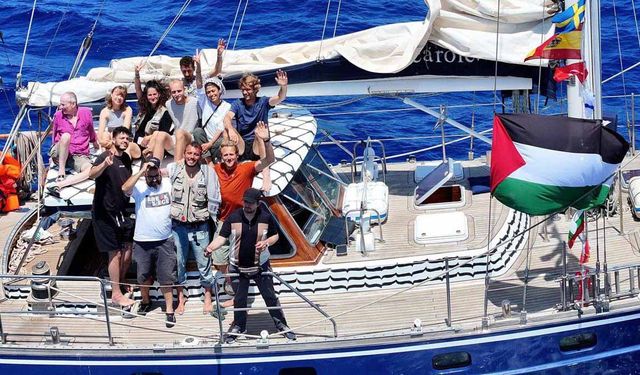İsrail mahkemesi, Madleen gemisindeki 8 aktivisti tutukladı