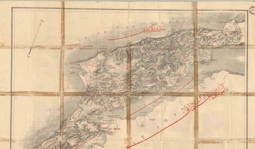 İlk kez ortaya çıkan harita: Atatürk arkasını imzalayıp göndermiş