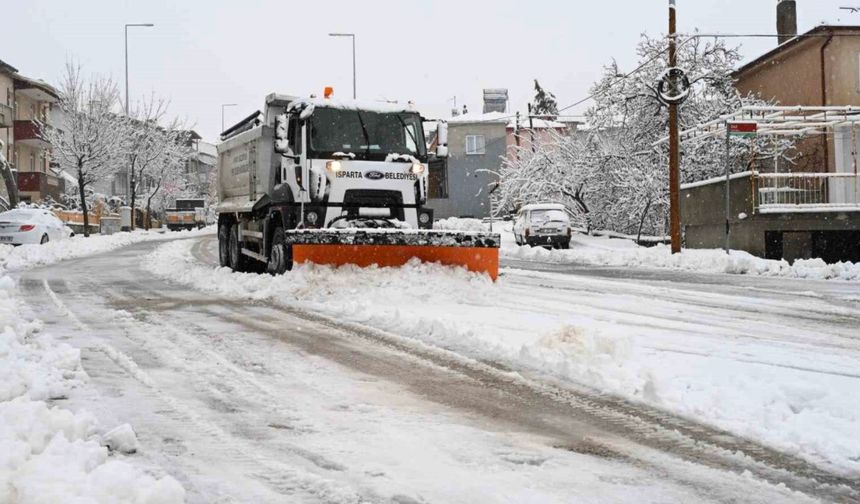 Isparta’da taşımalı eğitime 1 gün ara verildi