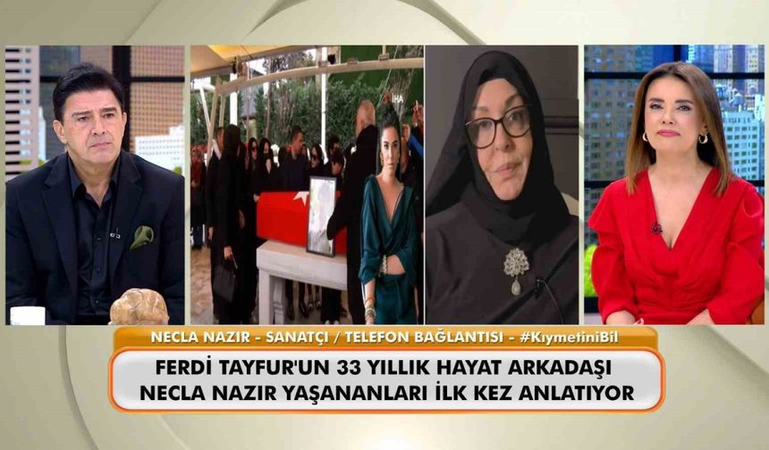 Necla Nazır, cenazede yaşanan gerilimi anlattı