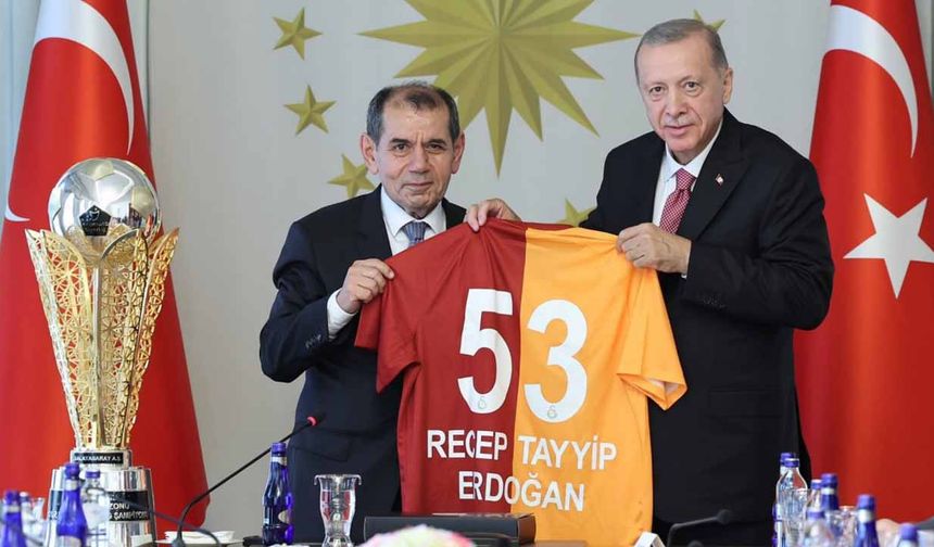 Cumhurbaşkanı Erdoğan’dan Galatasaray’a şampiyonluk tebriği