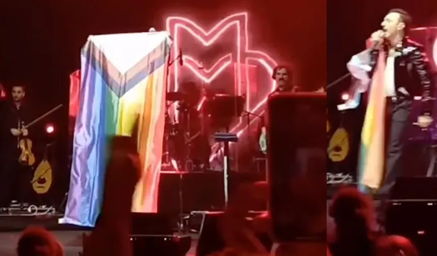 Mabel Matiz'in ODTÜ konserine LGBT bayrağıyla çıkması tepki çekti