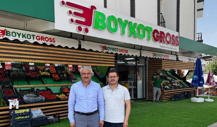 Adıyaman’da “Boykot Gross” açıldı: İsrail ürünlerine karşı ticari tepki